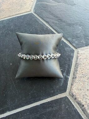 14kt White Gold Chain Bracelet  6.5” long Women's Jewelry